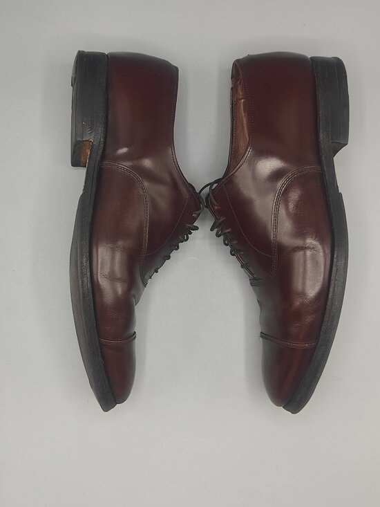 Allen Edmonds Dress Shoes Men\'s 9.5 D Merlot Park Avenue Leather Oxford Cap Toe main image 4